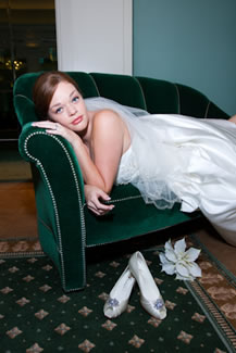 trash-the-dress portrait